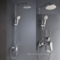 Rain Shower Head Thermostatic Shower Valve Mixer With Body Jets Spray Concealed Shower Mixer